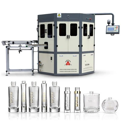 Máquina de estampagem a quente para garrafas de vidro